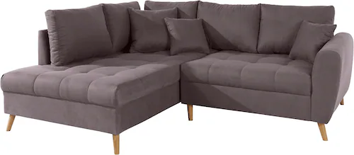 Home affaire Ecksofa "Blackburn II, L-Form", Mit Kaltschaumpolsterung bis 1 günstig online kaufen