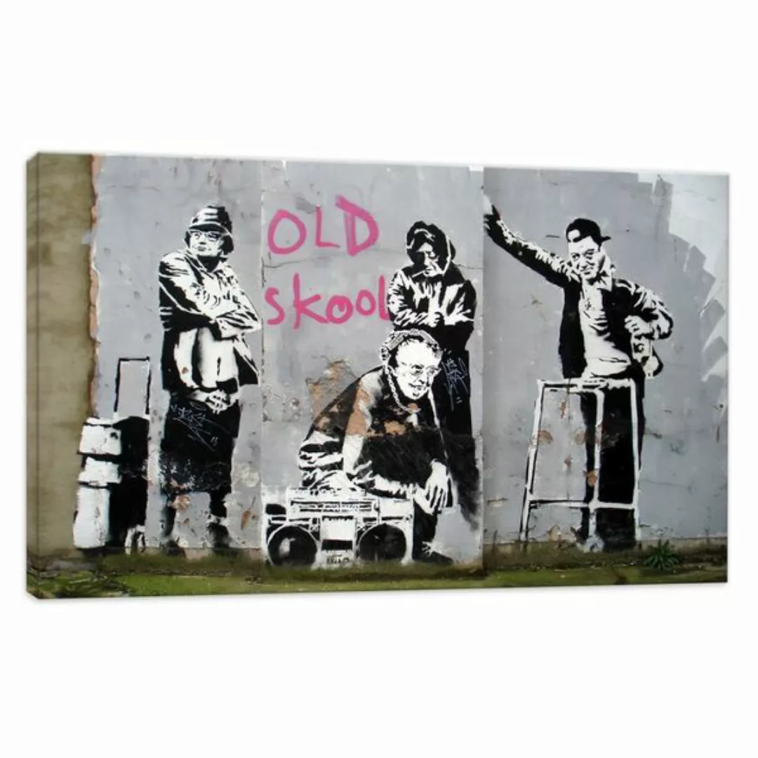 Wandbild Banksy Old Skool Bilder Wohnzimmer günstig online kaufen