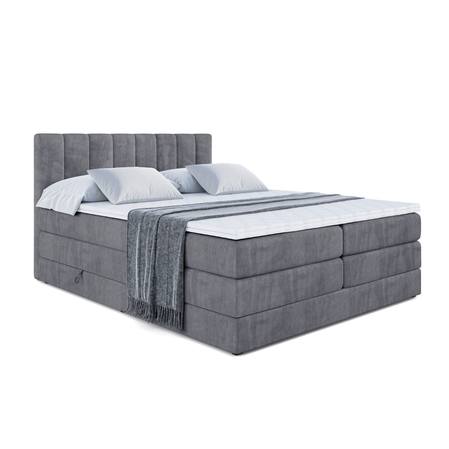ALTDECOR Boxspringbett OTTA KING (Multipocket-Matratze H4, günstig online kaufen