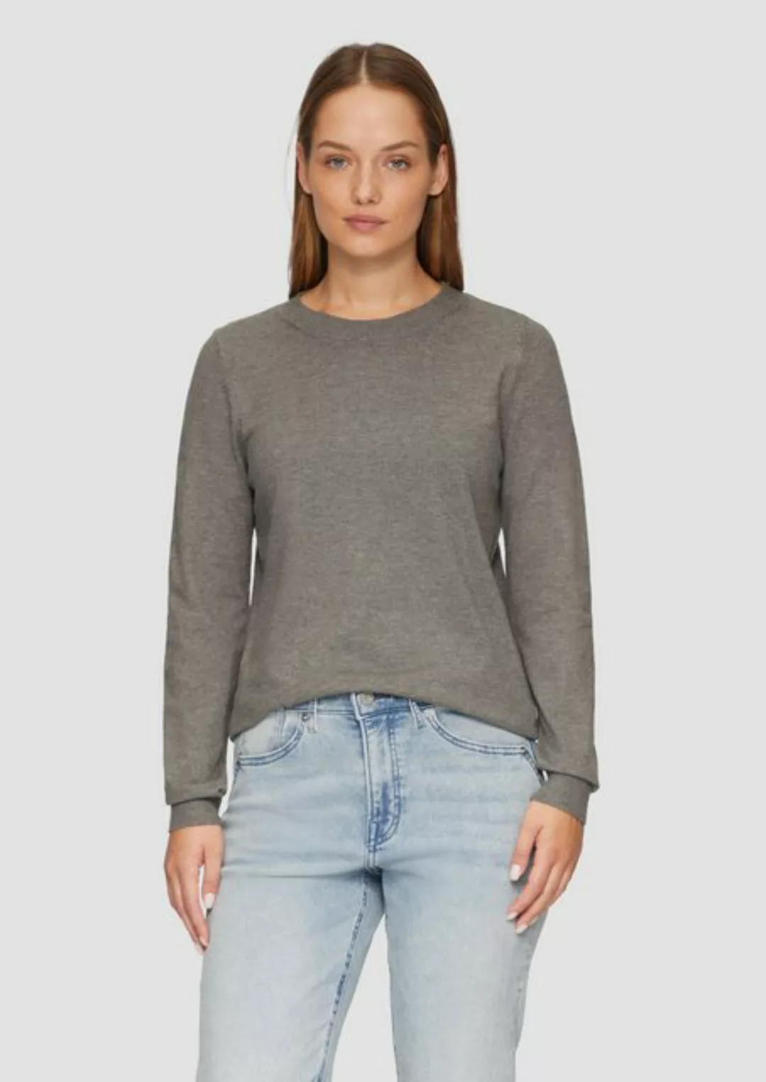 s.Oliver Strickpullover mit Stehkragen günstig online kaufen