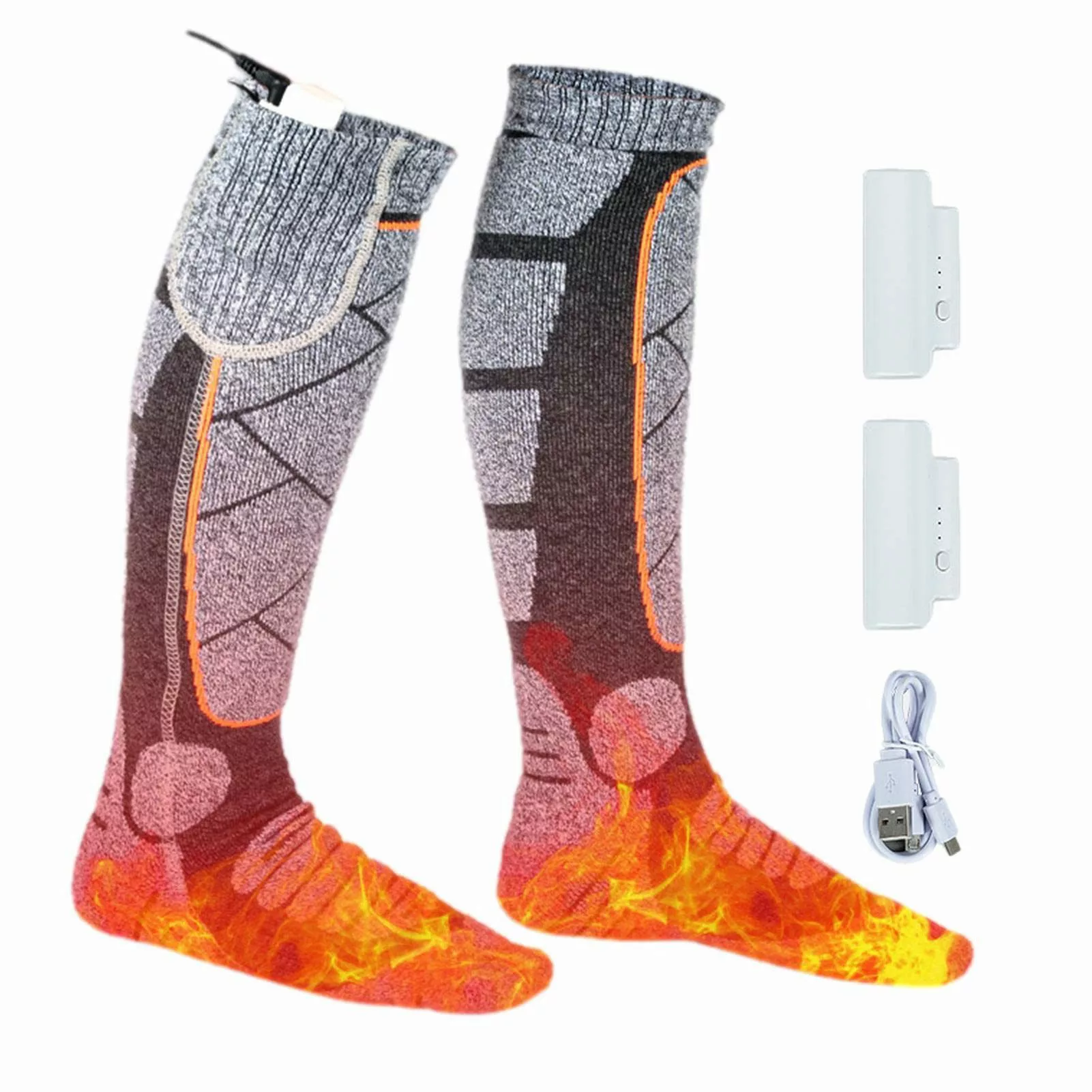 RWEUOQ Funktionssocken Beheizbare Socken 4000 mAh günstig online kaufen