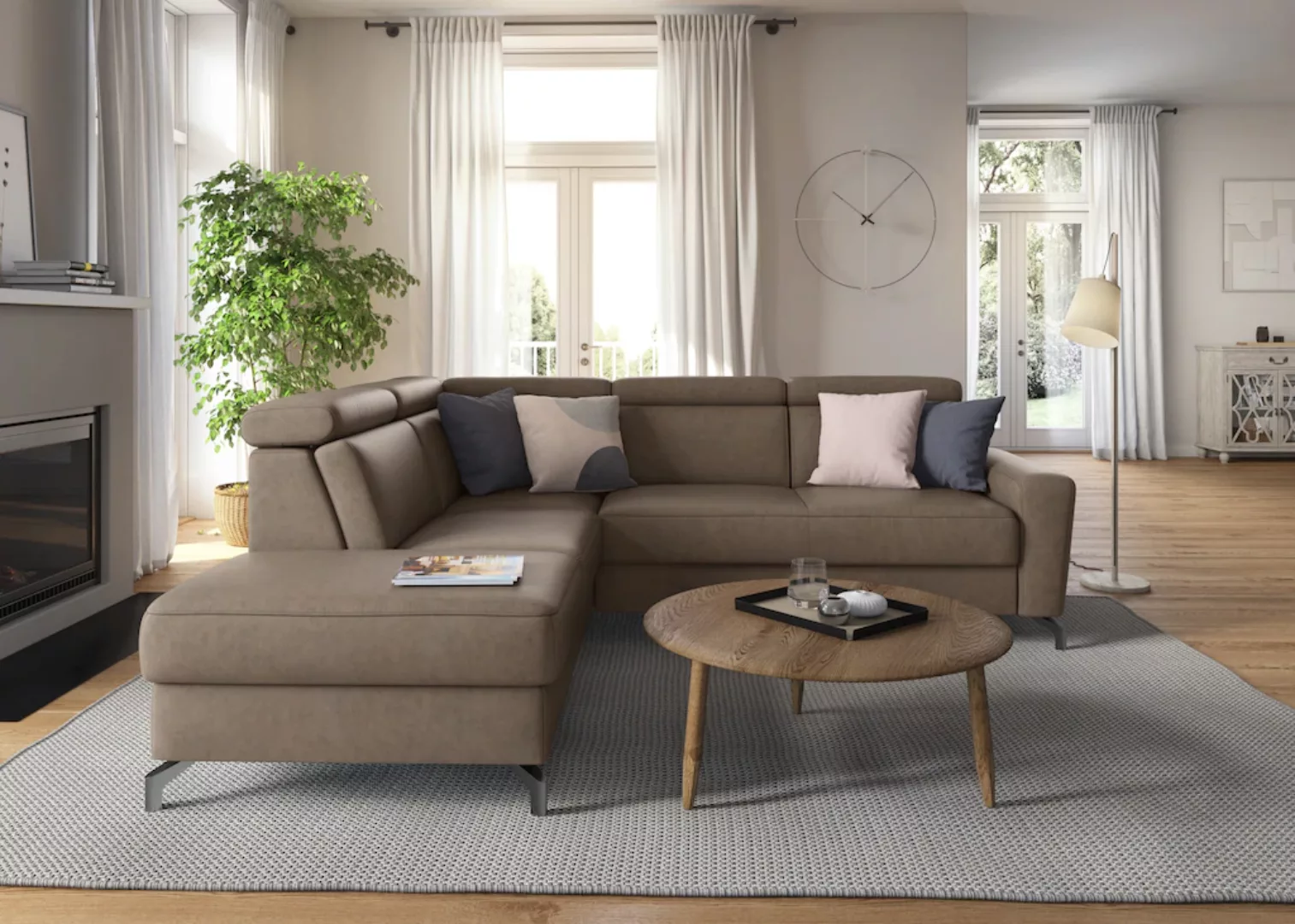 sit&more Ecksofa "Scarlett L-Form" günstig online kaufen