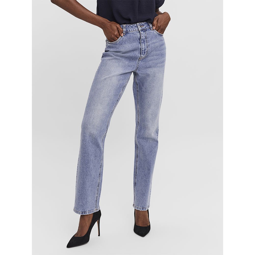 Vero Moda Drew Hr Straight Jeans 26 Light Blue Denim günstig online kaufen