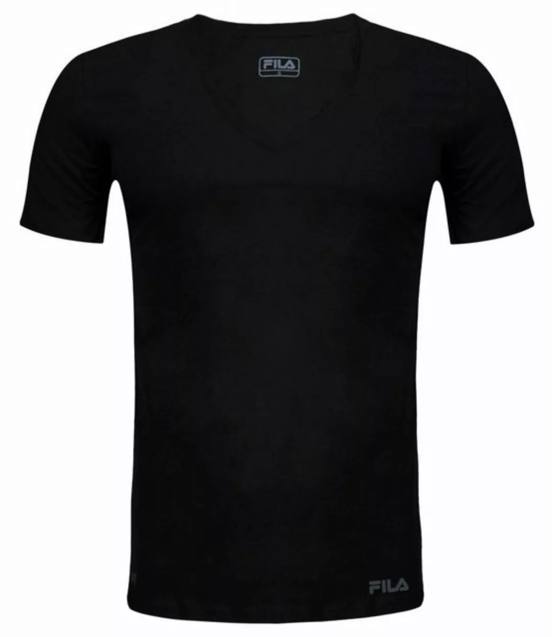 Fila T-Shirt V-Neck aus weichem Baumwolljersey günstig online kaufen