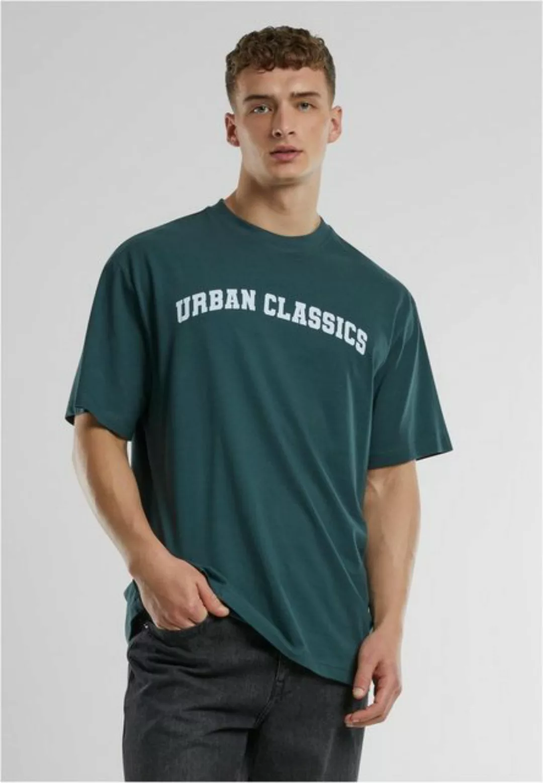 URBAN CLASSICS T-Shirt UC College Logo Tall Tee günstig online kaufen