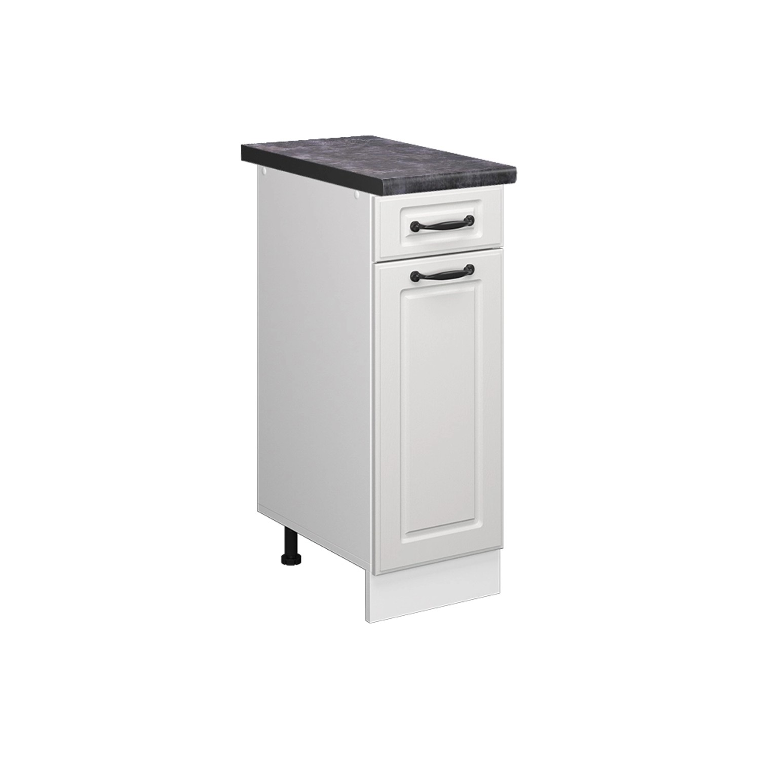 Vicco Unterschrank R-Line, Weiß Landhaus/Weiß, 30 günstig online kaufen