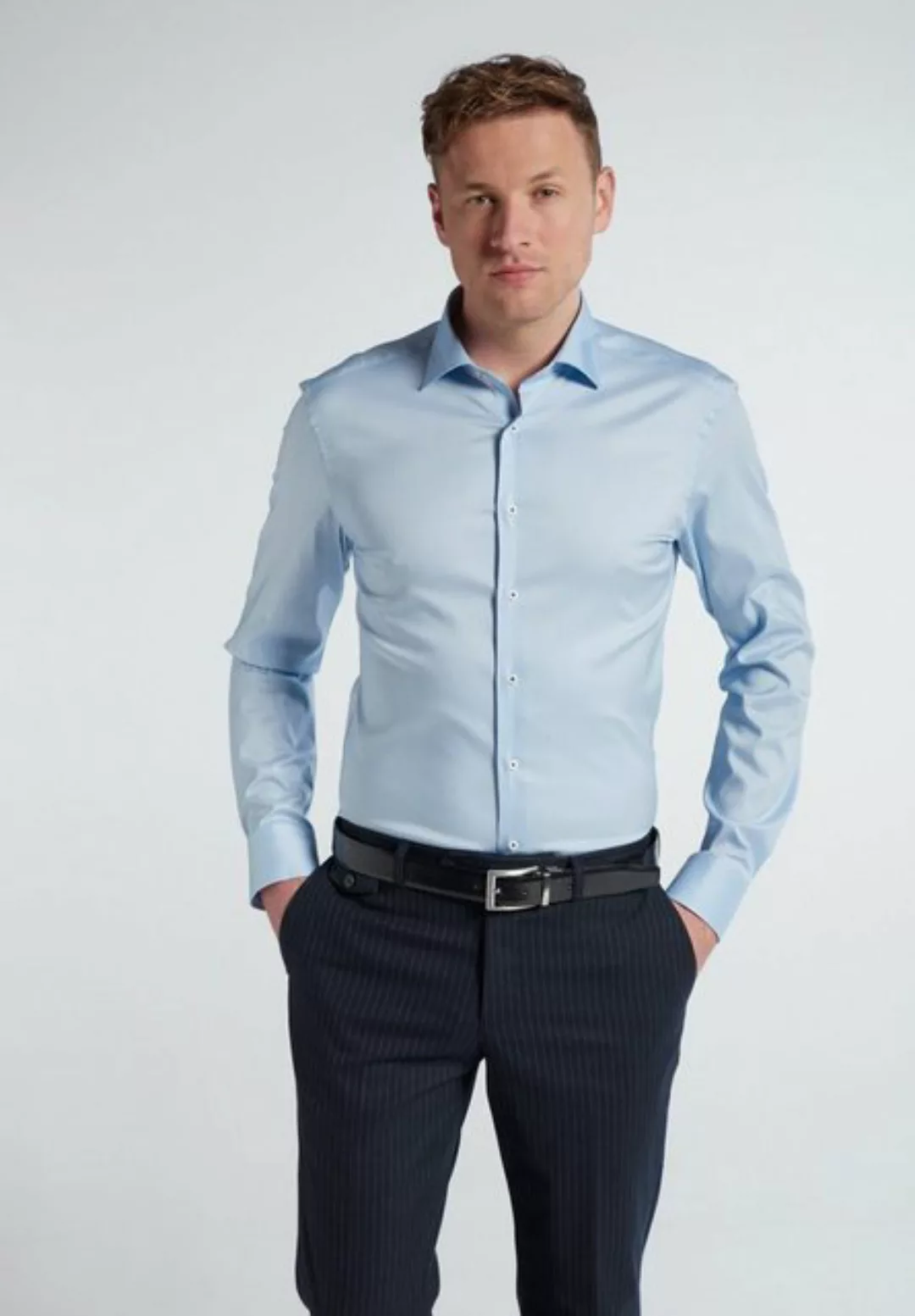 Eterna Langarmhemd SLIM FIT EASY IRON (bügelleicht) günstig online kaufen