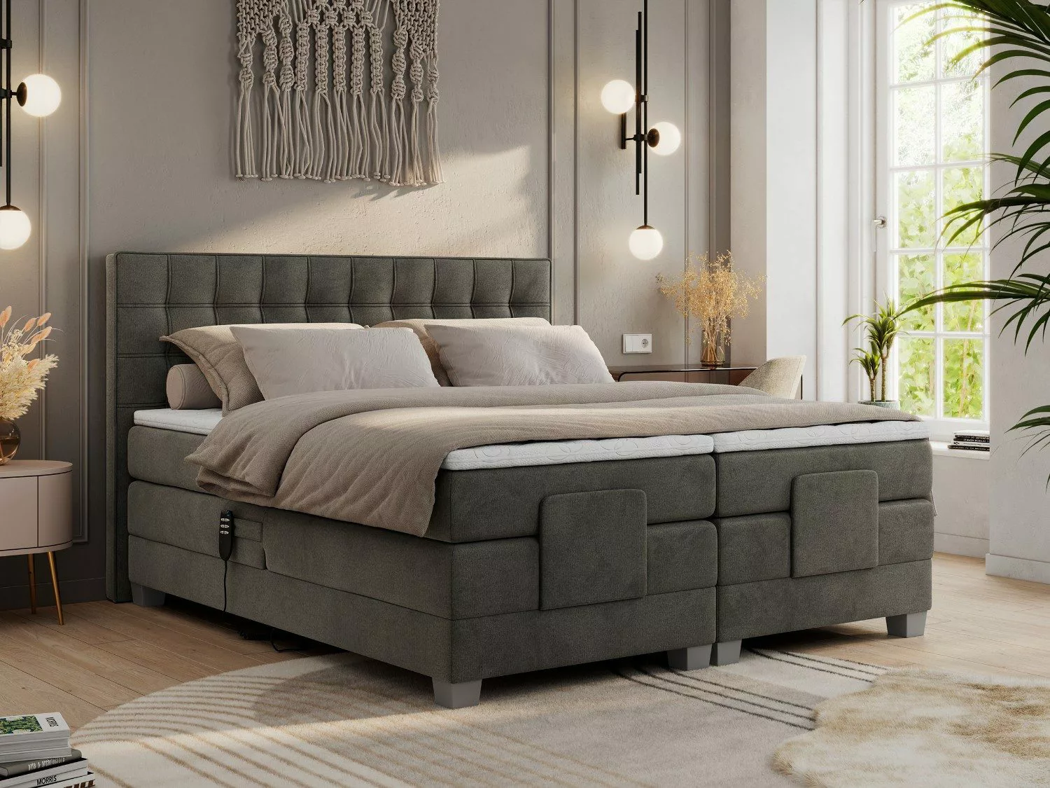 MKS MÖBEL Boxspringbett ELECTRO (Set, Packung, günstig online kaufen