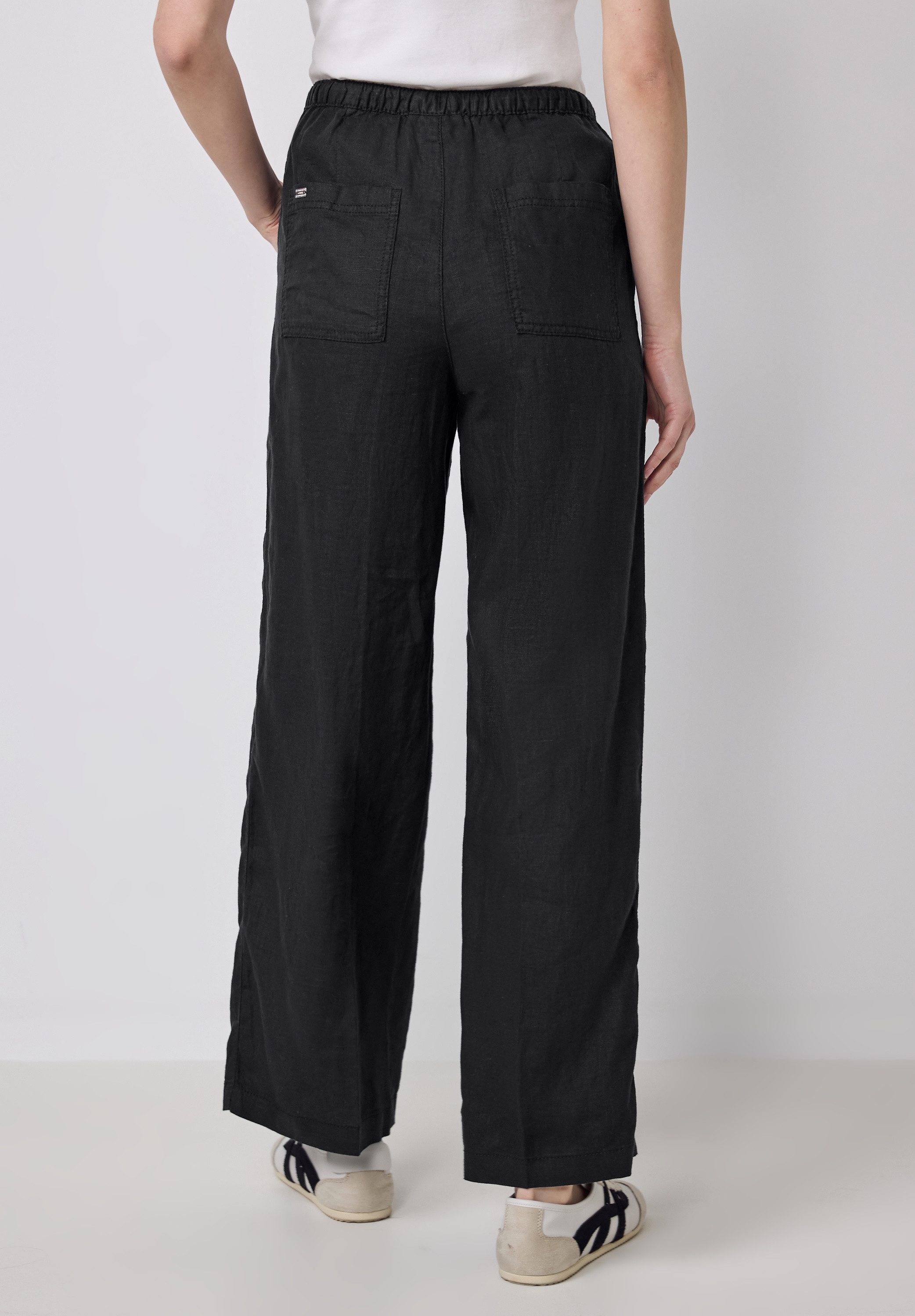 STREET ONE STUDIO Stoffhose, Elastikbund mit Tunnelzug günstig online kaufen
