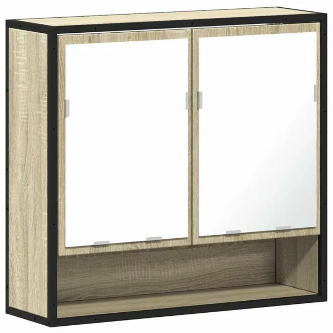 vidaXL Badezimmerspiegelschrank Bad-Spiegelschrank Sonoma-Eiche 65x20x60 cm günstig online kaufen