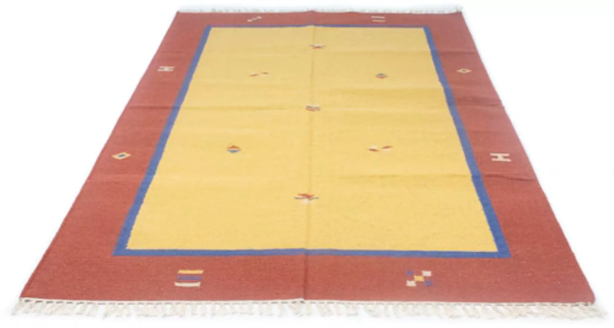 morgenland Wollteppich »Kelim Teppich handgewebt beige«, rechteckig günstig online kaufen