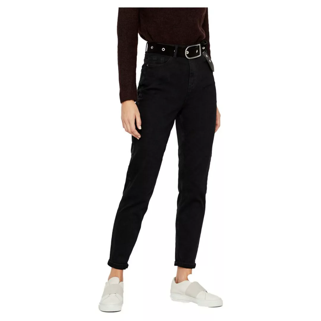 Pieces Kesia Mom Knöchel-jeans Mit Hoher Taille XL Black günstig online kaufen