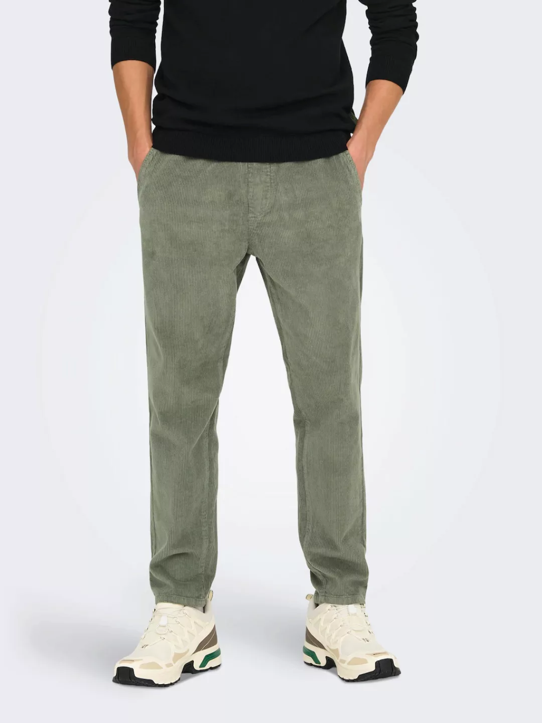 ONLY & SONS Cordhose "ONSLINUS TAP CORDUROY 0185 PANT NOOS" günstig online kaufen