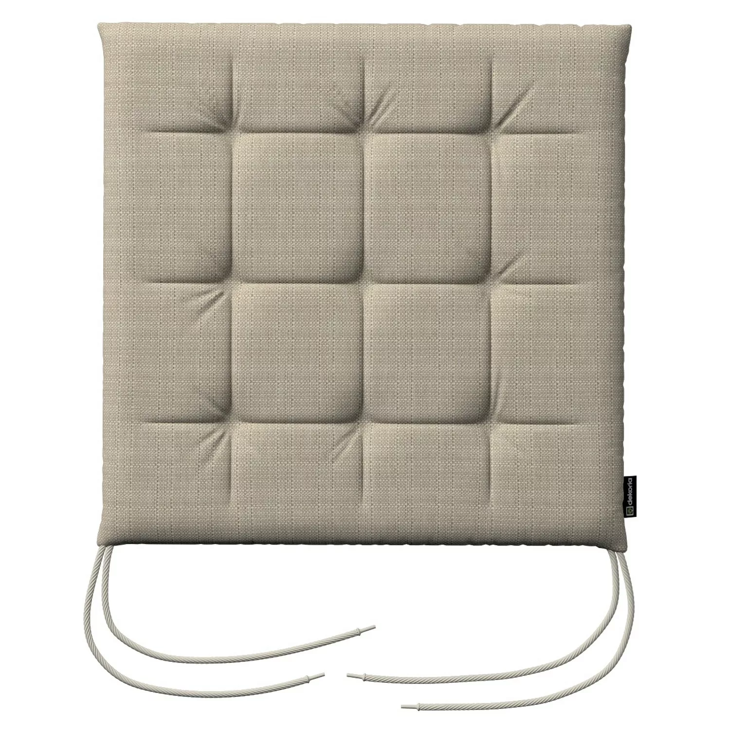 Stuhlkissen Ulrich mit Bindeschnur, beige, 40 x 40 x 3,5 cm, Living II (162 günstig online kaufen