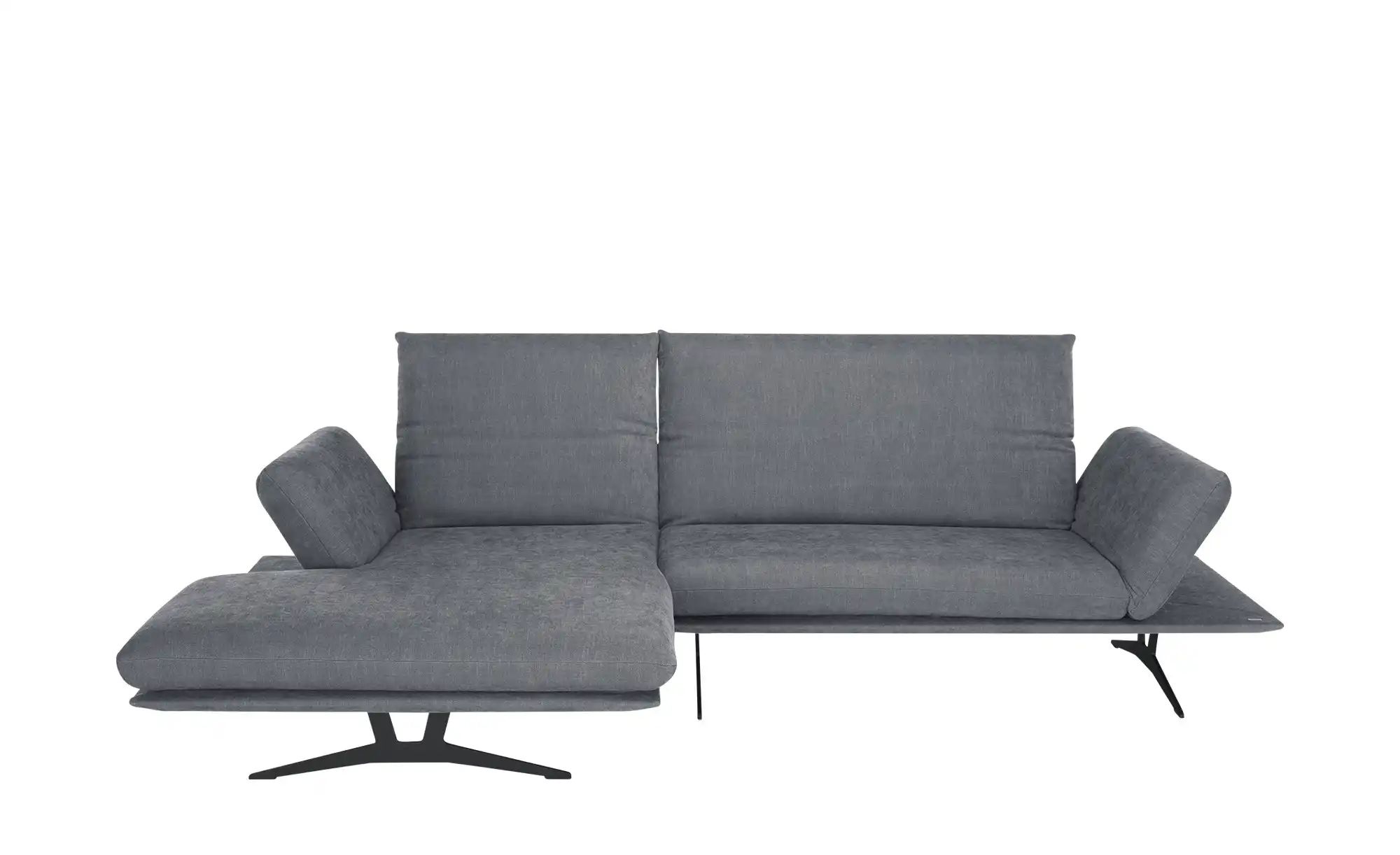 KOINOR Ecksofa  aus Flachgewebe Francis ¦ grau ¦ Maße (cm): B: 284 H: 93 T: günstig online kaufen