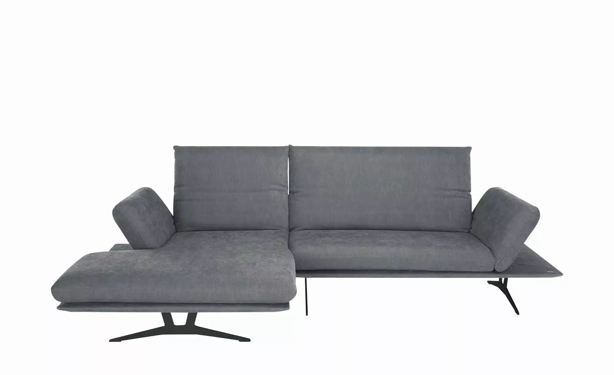 KOINOR Ecksofa  aus Flachgewebe Francis ¦ grau ¦ Maße (cm): B: 164 H: 93 T: günstig online kaufen