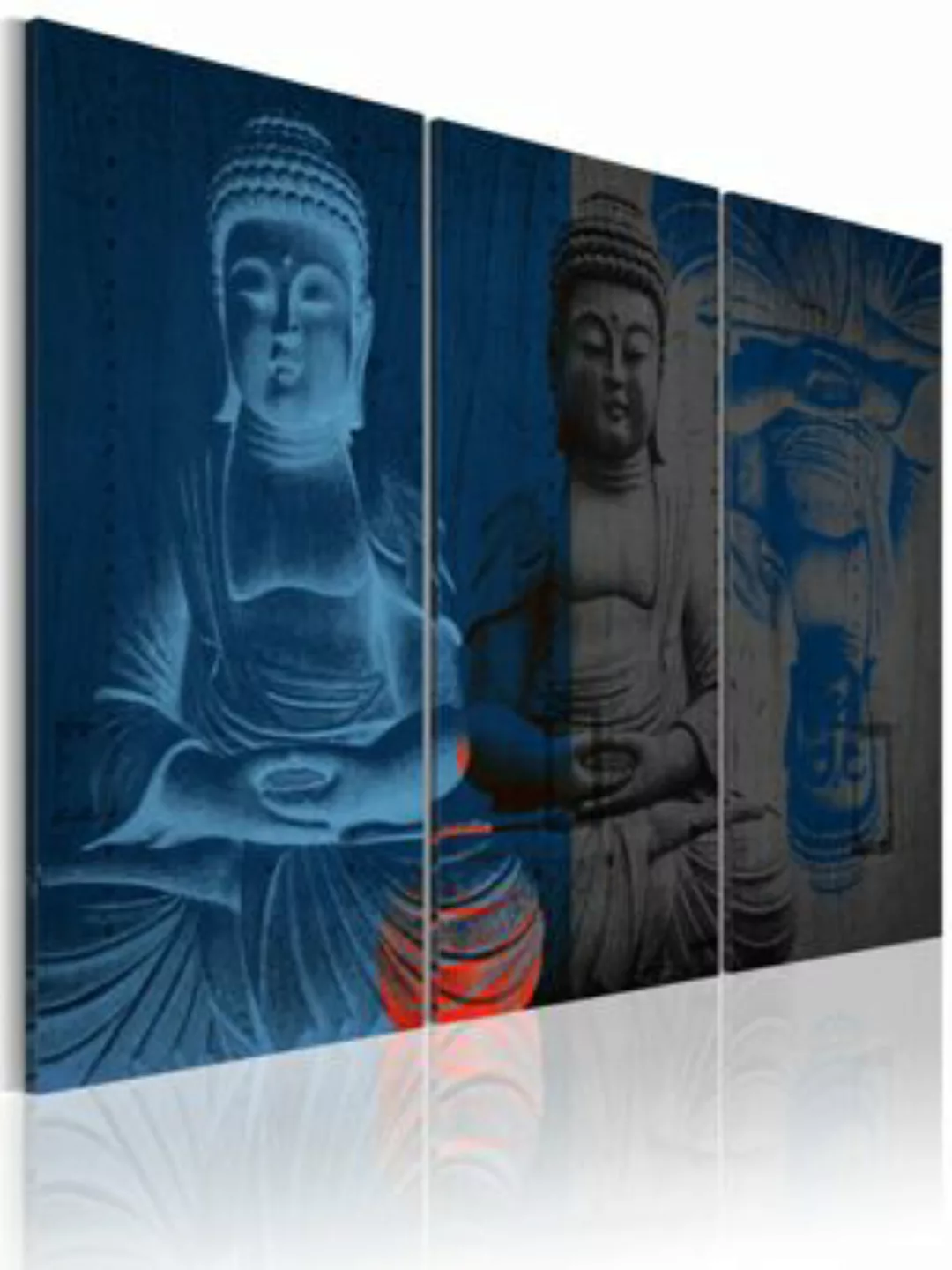 artgeist Wandbild Buddha - Skulptur mehrfarbig Gr. 60 x 40 günstig online kaufen