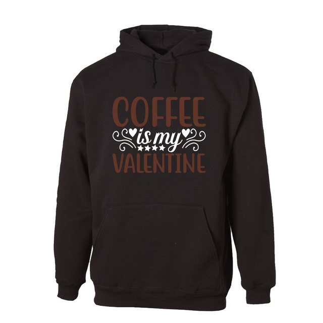 G-graphics Hoodie Coffee is my Valentine Unisex mit trendigem Frontprint fü günstig online kaufen