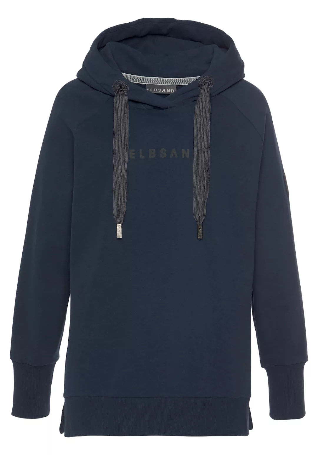 Elbsand Kapuzensweatshirt Svana mit Logoprint, bequemer Hoodie mit seitlich günstig online kaufen