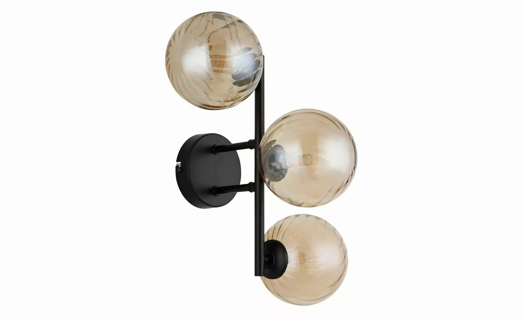 Globo Lighting Wandleuchte   ¦ schwarz ¦ Maße (cm): B: 36 H: 25 Lampen & Le günstig online kaufen