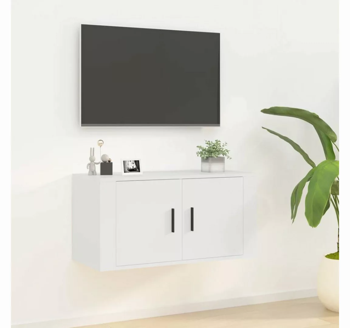 furnicato TV-Schrank TV-Wandschrank Weiß 80x34,5x40 cm günstig online kaufen