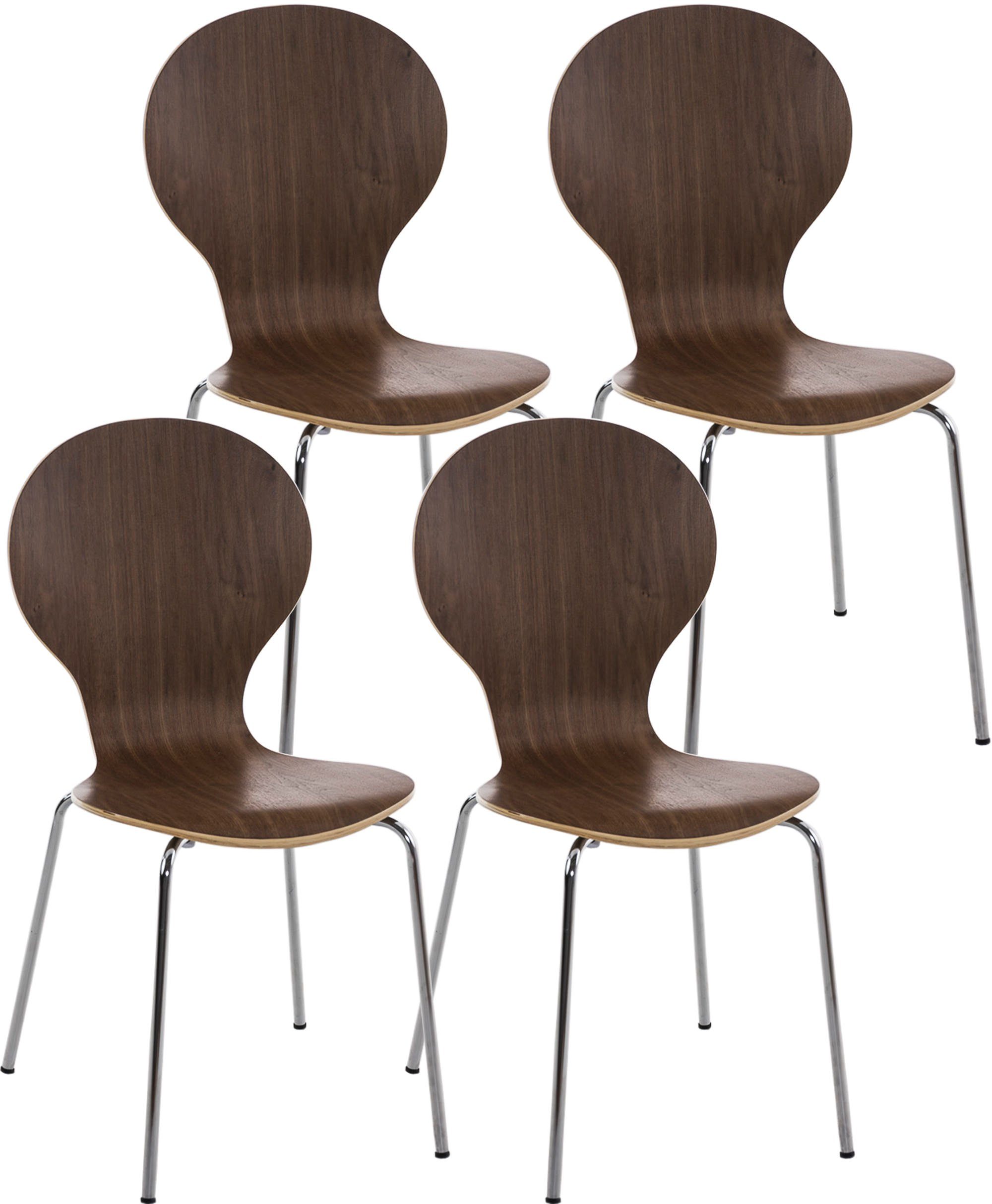 CLP Besucherstuhl Diego (4er Set), stapelbar günstig online kaufen