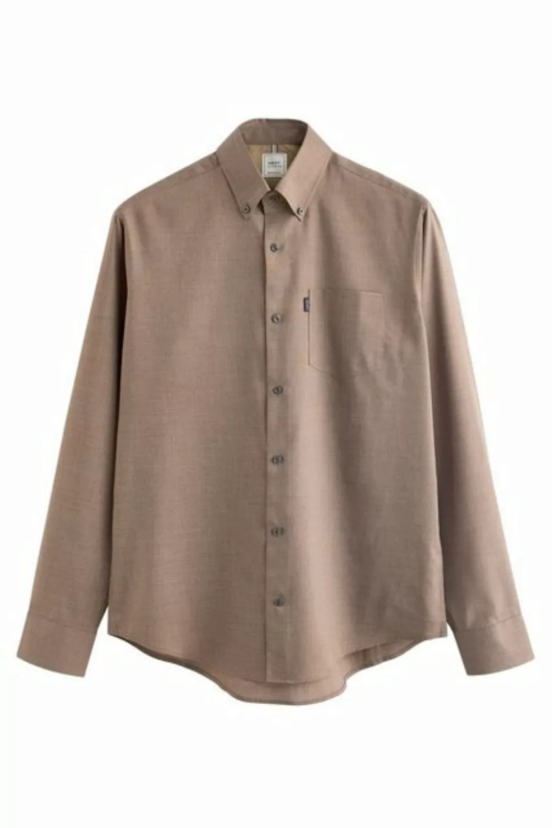 Next Langarmhemd Pflegeleichtes Button-Down-Oxford-Hemd (1-tlg) günstig online kaufen