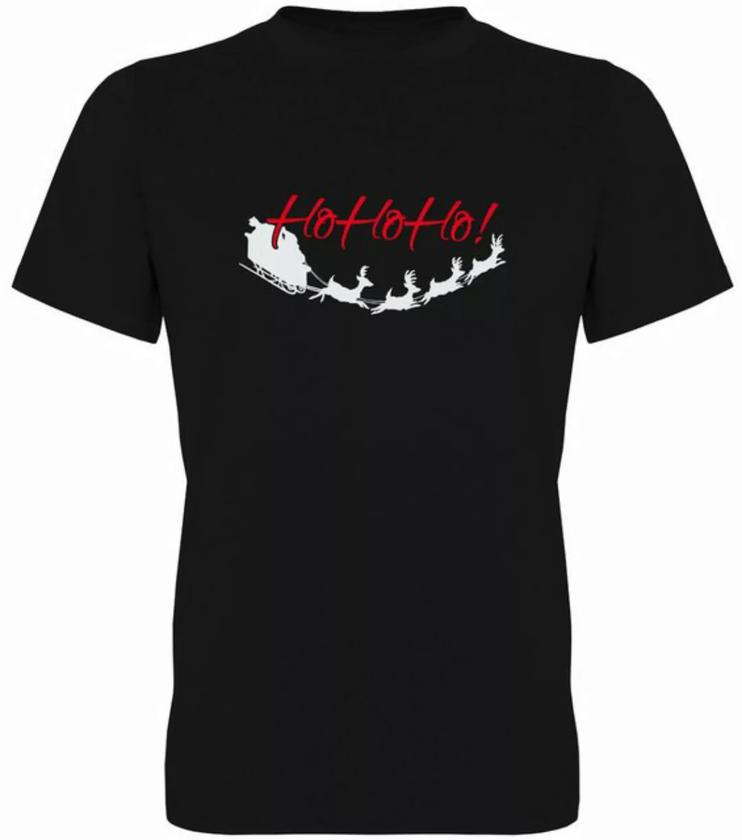 G-graphics T-Shirt Ho Ho Ho – Rentierschlitten Herren T-Shirt mit trendigem günstig online kaufen