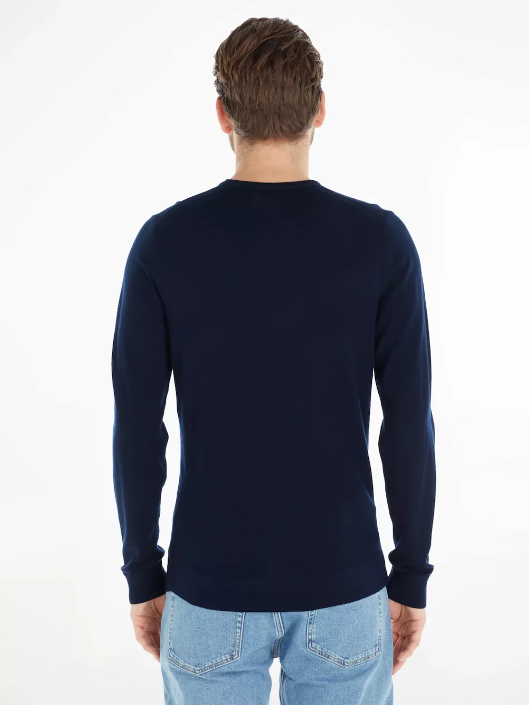 Calvin Klein Rundhalspullover "SUPERIOR WOOL CREW NECK SWEATER", aus Feinst günstig online kaufen