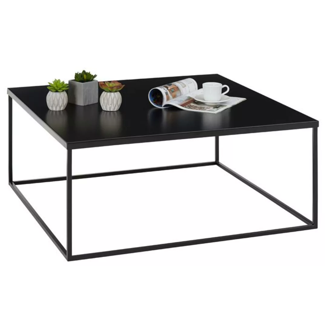 Couchtisch HILAR 80 x 80 cm, schwarz günstig online kaufen