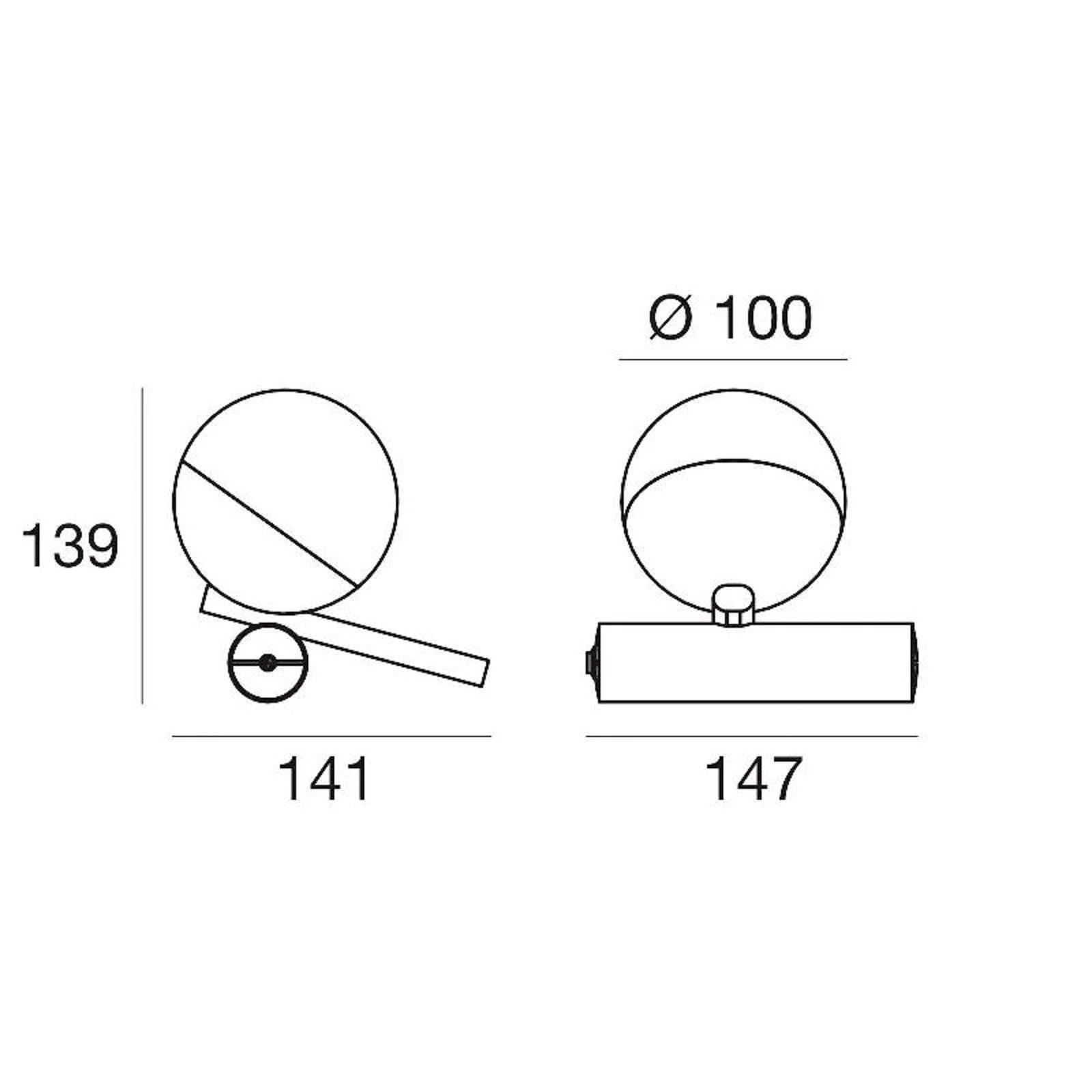 LED-Tischleuchte Rossini, gold, Aluminium, PMMA, Dimmer günstig online kaufen