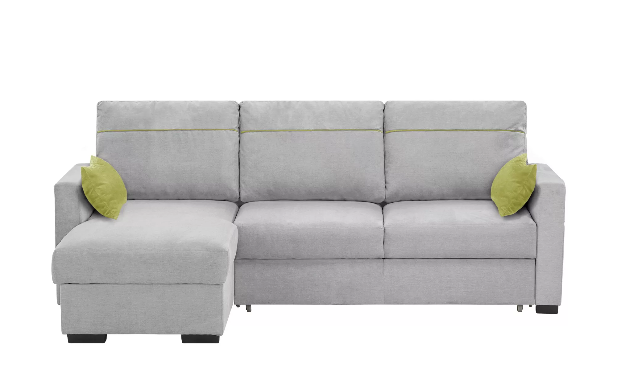 Ecksofa  Simba ¦ silber ¦ Maße (cm): B: 232 H: 87 T: 158.0 Polstermöbel > S günstig online kaufen