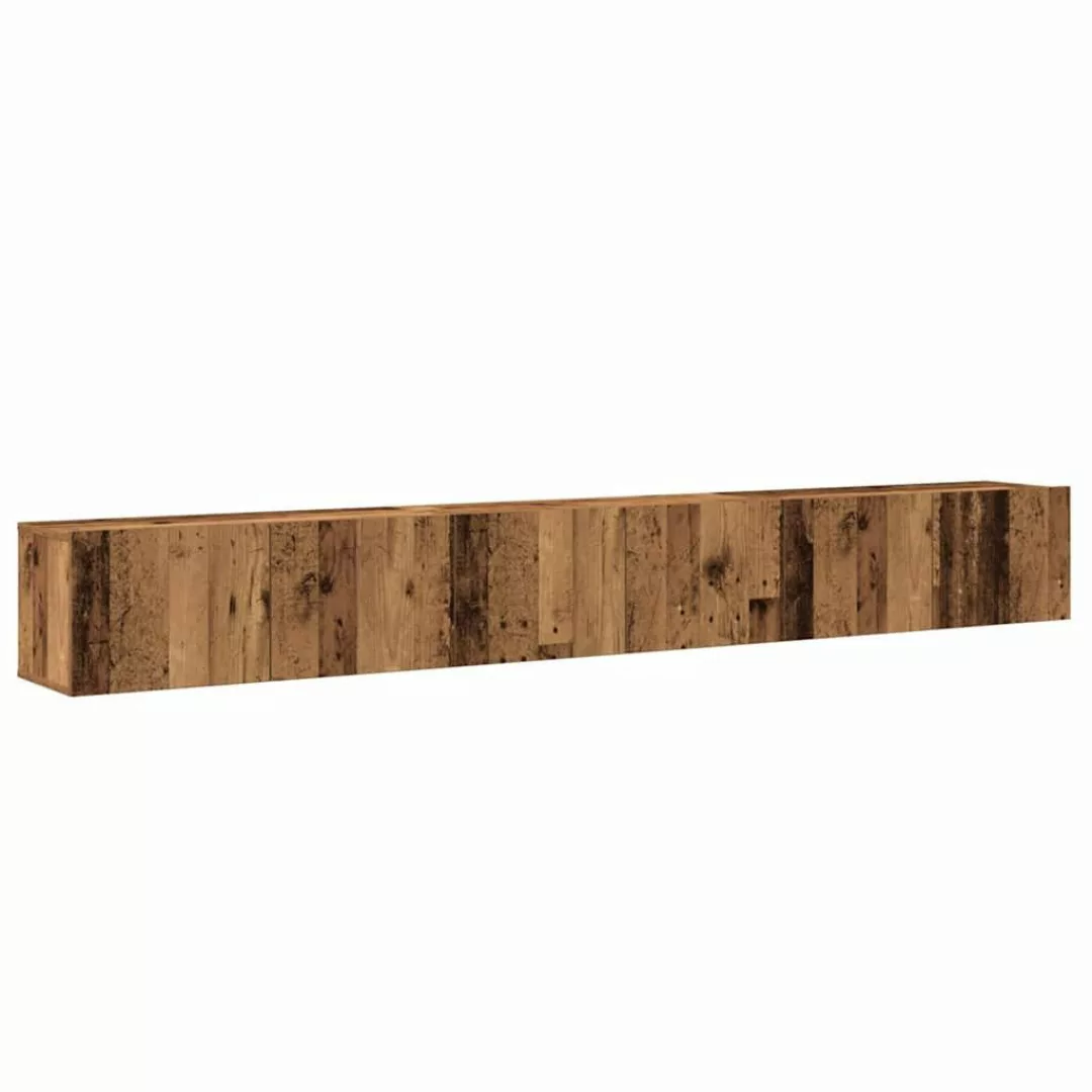 vidaXL TV-Schrank 3-tlg. TV-Schrank-Set Wandmontage Altholz-Optik günstig online kaufen