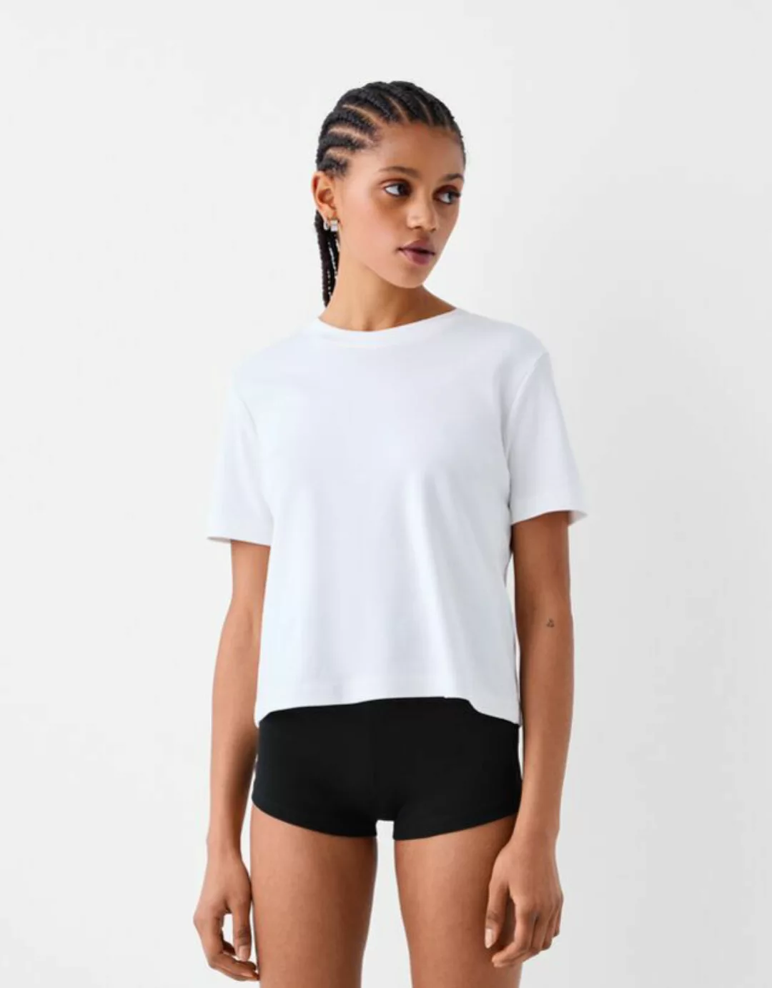 Bershka Mini-Shorts Damen Xs Schwarz günstig online kaufen