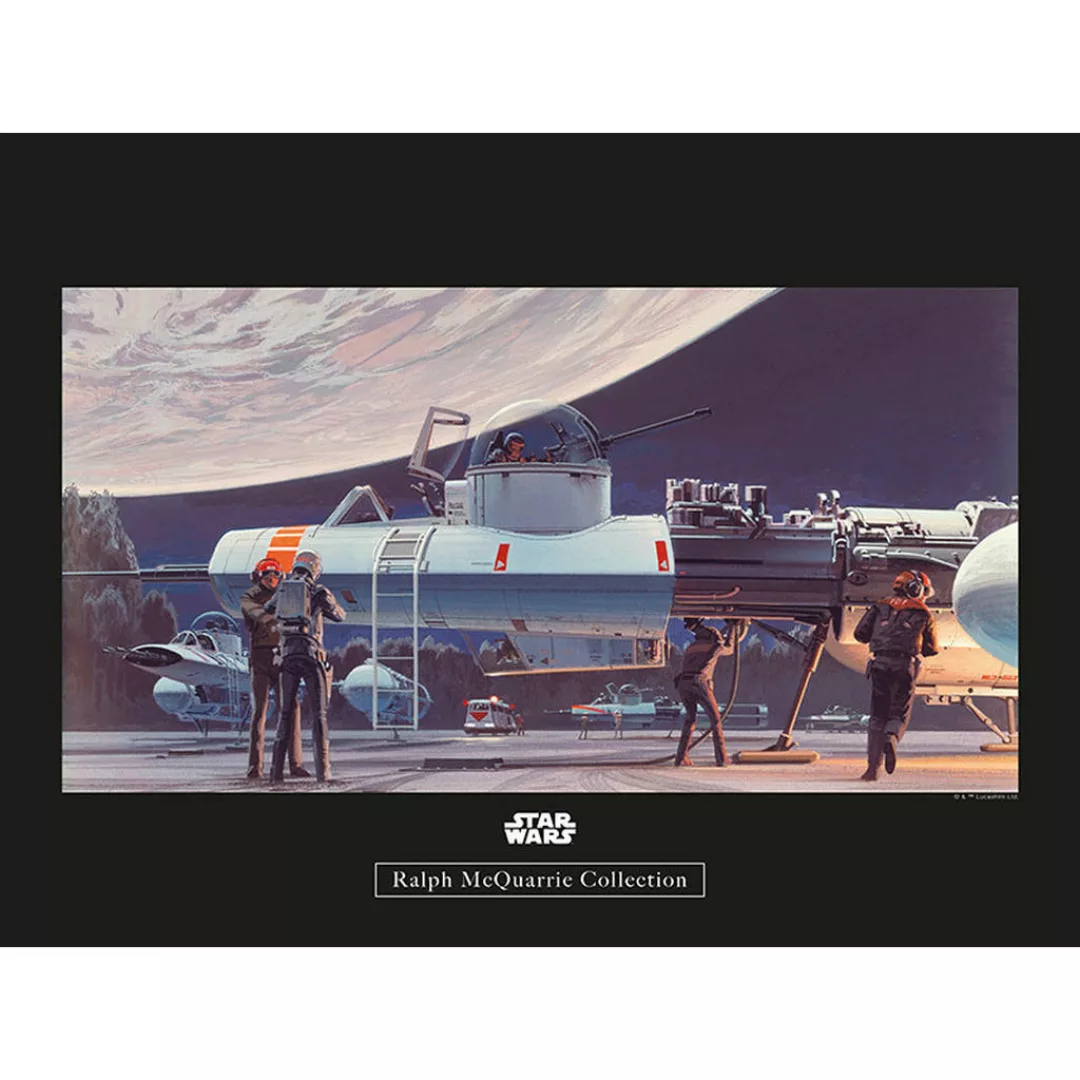 Komar Wandbild Star Wars Classic RMQ Yavin Hangar Star Wars B/L: ca. 40x30 günstig online kaufen