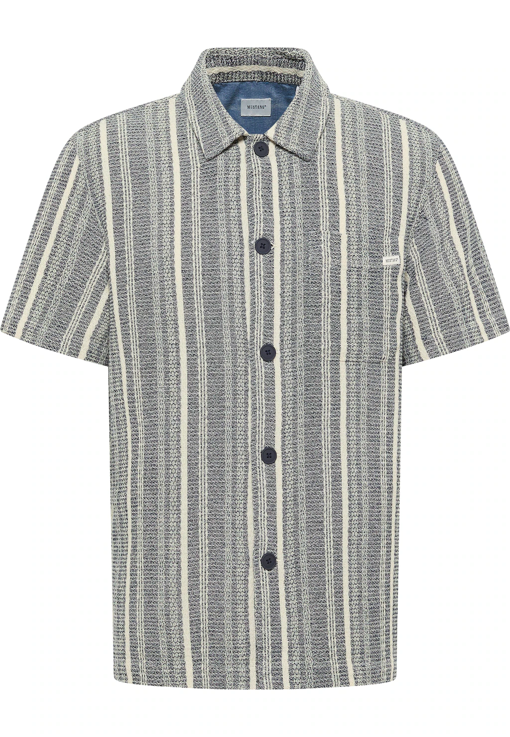MUSTANG Kurzarmhemd "Herren Style Holiday" günstig online kaufen