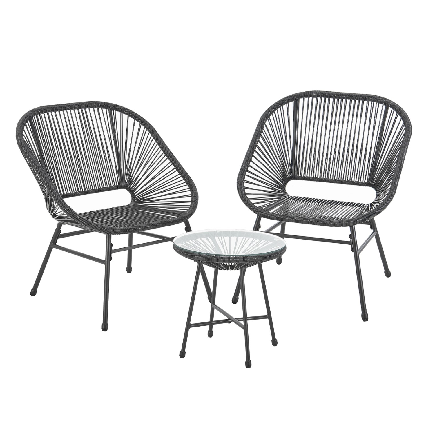 SVITA Balkonset TULUM, (Set, 3-teilig), Garten-Möbel, günstig online kaufen