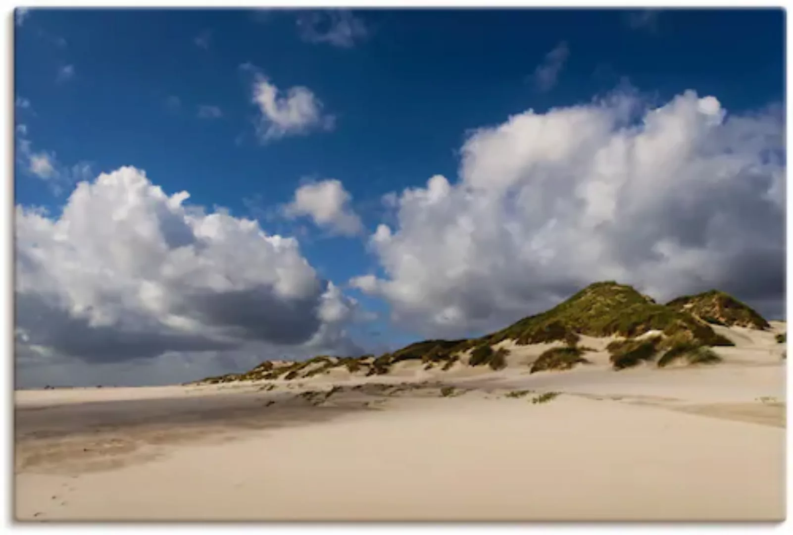 Artland Wandbild »Wolkenimpression Amrum«, Küste, (1 St.), als Leinwandbild günstig online kaufen