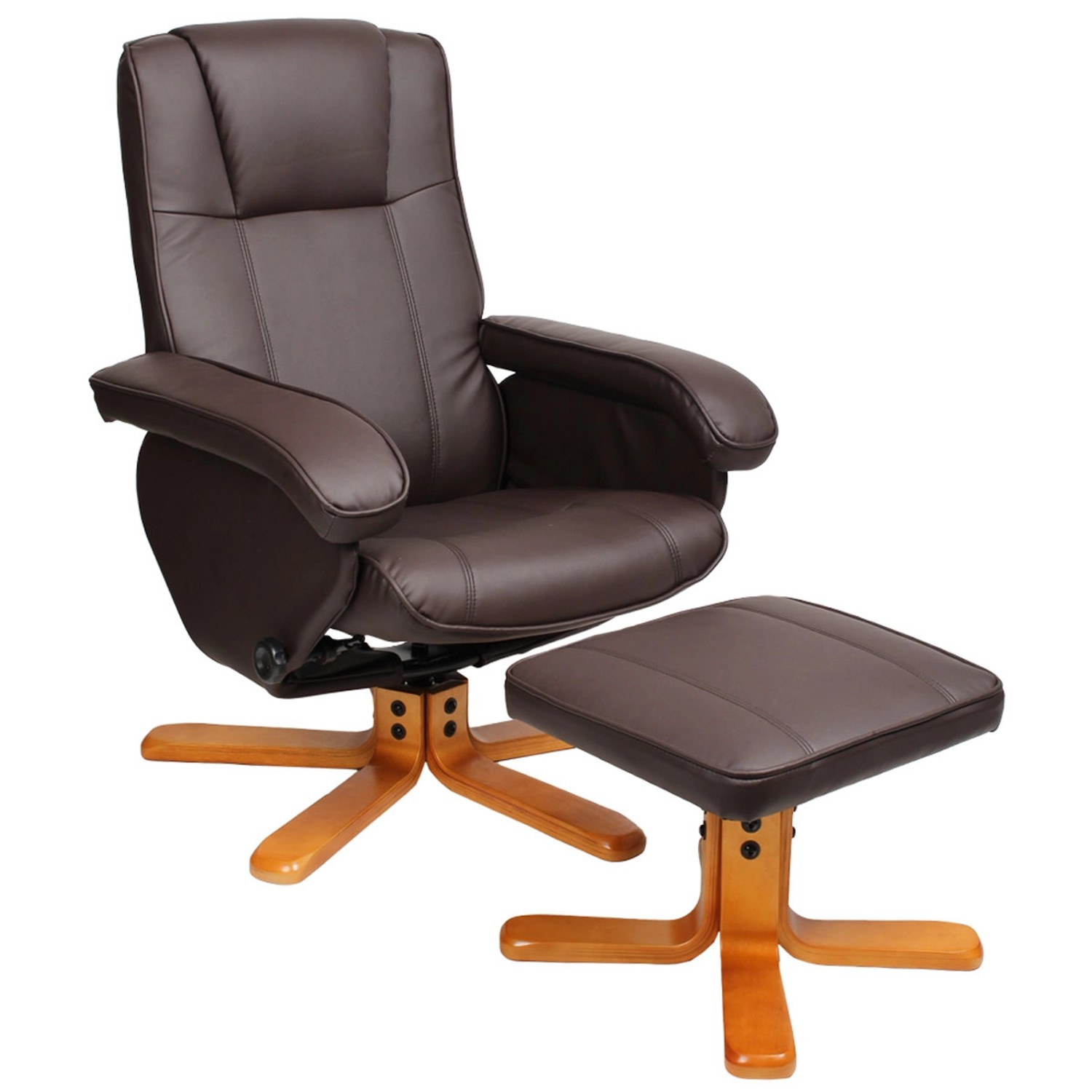 Svita Charles Relaxsessel Hocker Sessel Fernsehsessel Drehsessel Holz Kunst günstig online kaufen