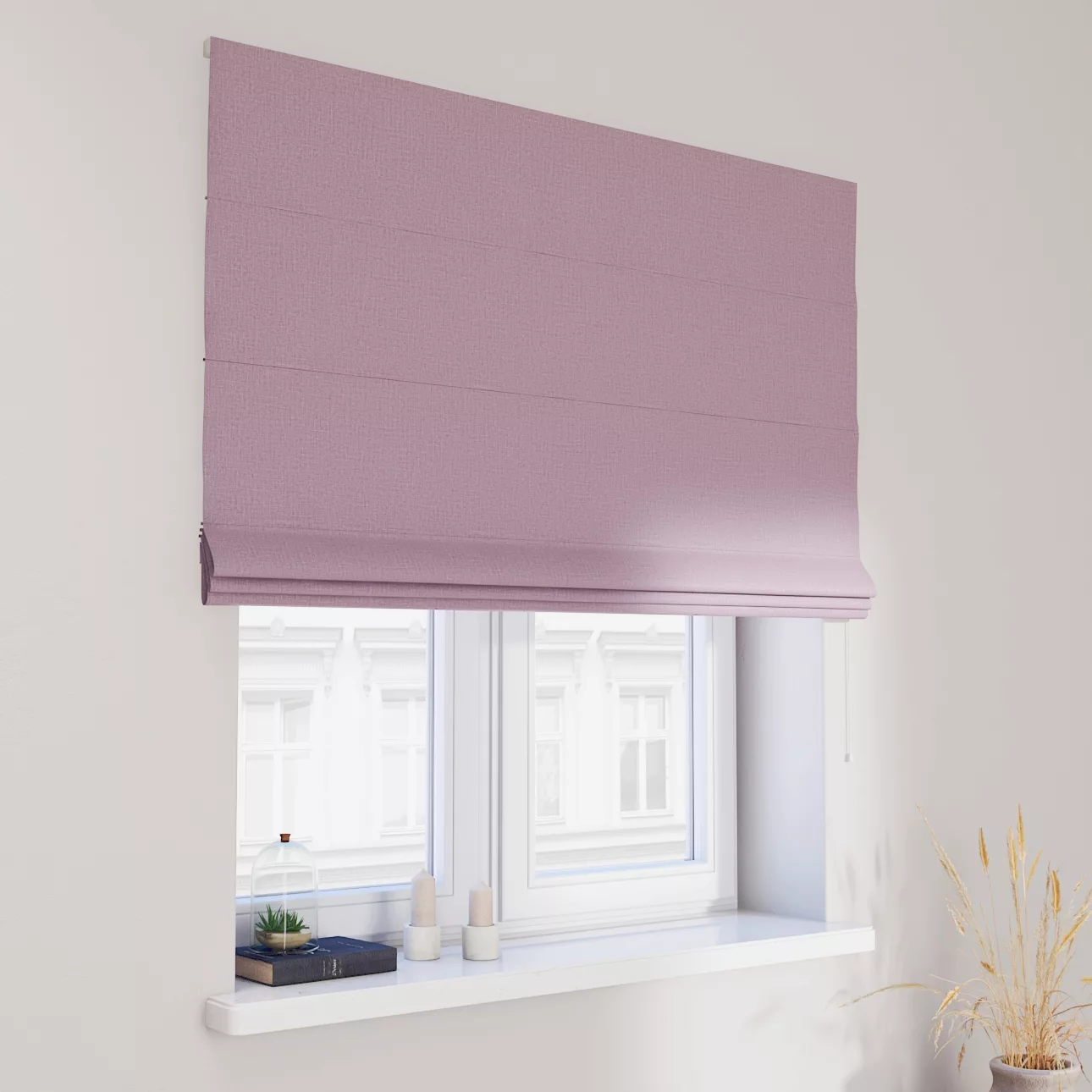 Dekoria Raffrollo Capri, violett, 110 x 150 cm günstig online kaufen