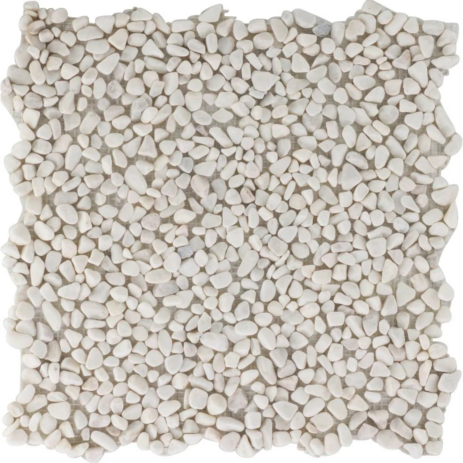 Flusskiesel White Matt 30,5 cm x 30,5 cm günstig online kaufen