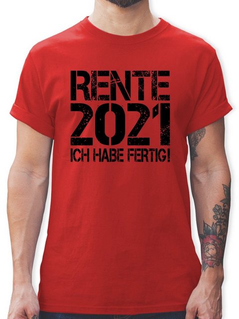 T-Shirt Rente 2021 - schwarz - Sonstige Berufe - Herren Premium T-Shirt günstig online kaufen