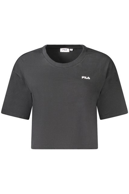 Fila 2-in-1-Shorts Damen Kurzarm T-Shirt Schwarz - Lässiger Bio-Baumwolle S günstig online kaufen