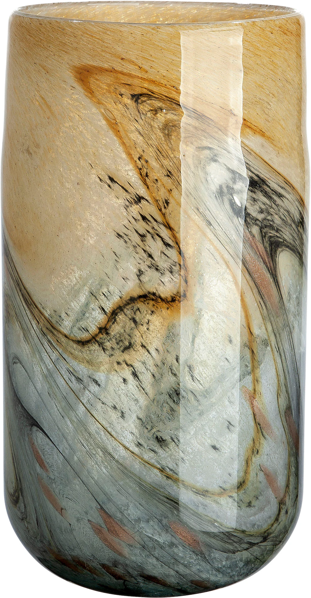 GILDE Tischvase "Vida, mit Farbverlauf", (1 St.), dekorative Vase aus Glas, günstig online kaufen