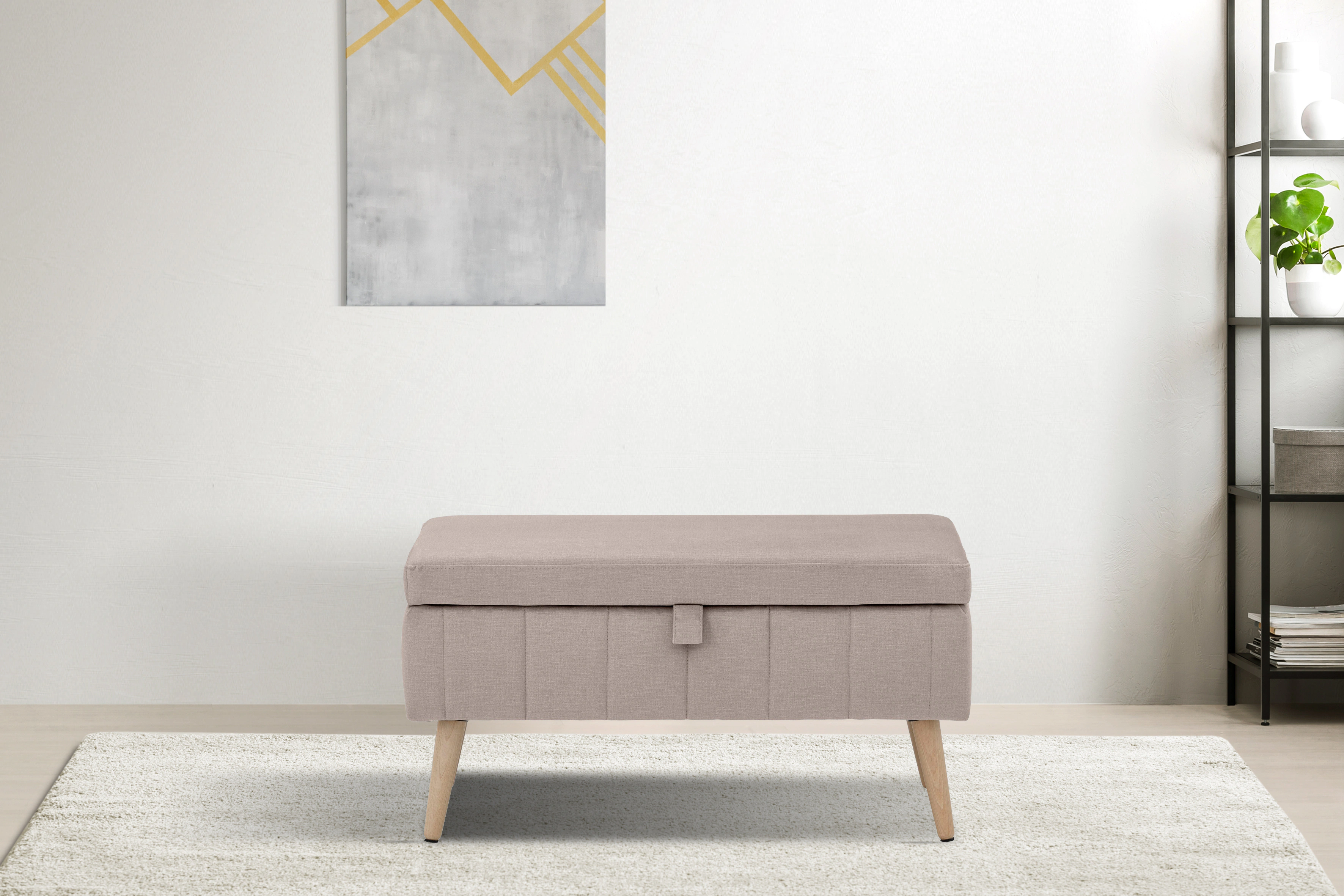 INOSIGN Truhenbank "AMIRA Sitzbank mit Stauraum, Maße B/T/H: 81/36/43 cm", günstig online kaufen