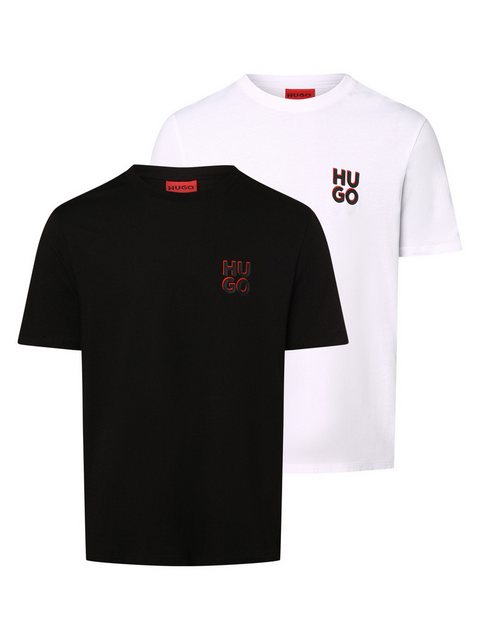 HUGO T-Shirt Herren T-Shirt 2er Pack DIMENTO (1-tlg) günstig online kaufen