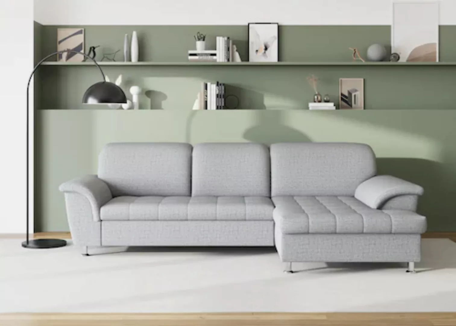 DOMO collection Ecksofa Franzi, wahlweise mit Bettfunktion, Bettkasten und günstig online kaufen