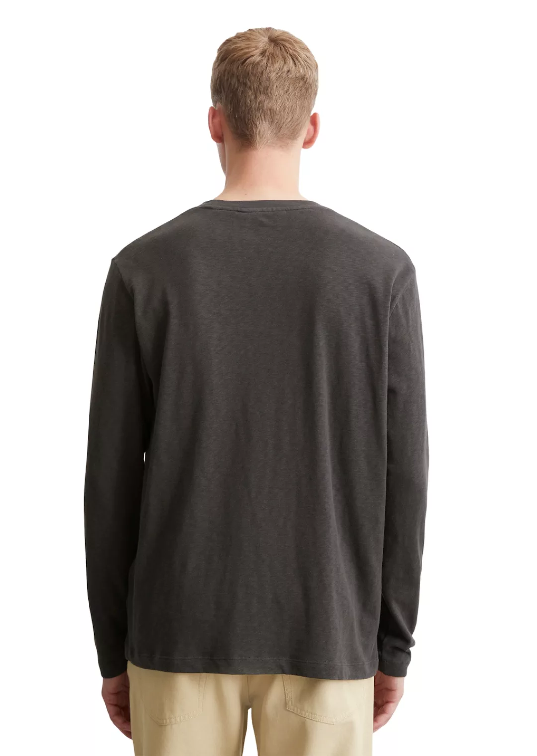 Marc OPolo DENIM Longsleeve, In angenehm softer und schwerer Slub-Jersey-Qu günstig online kaufen