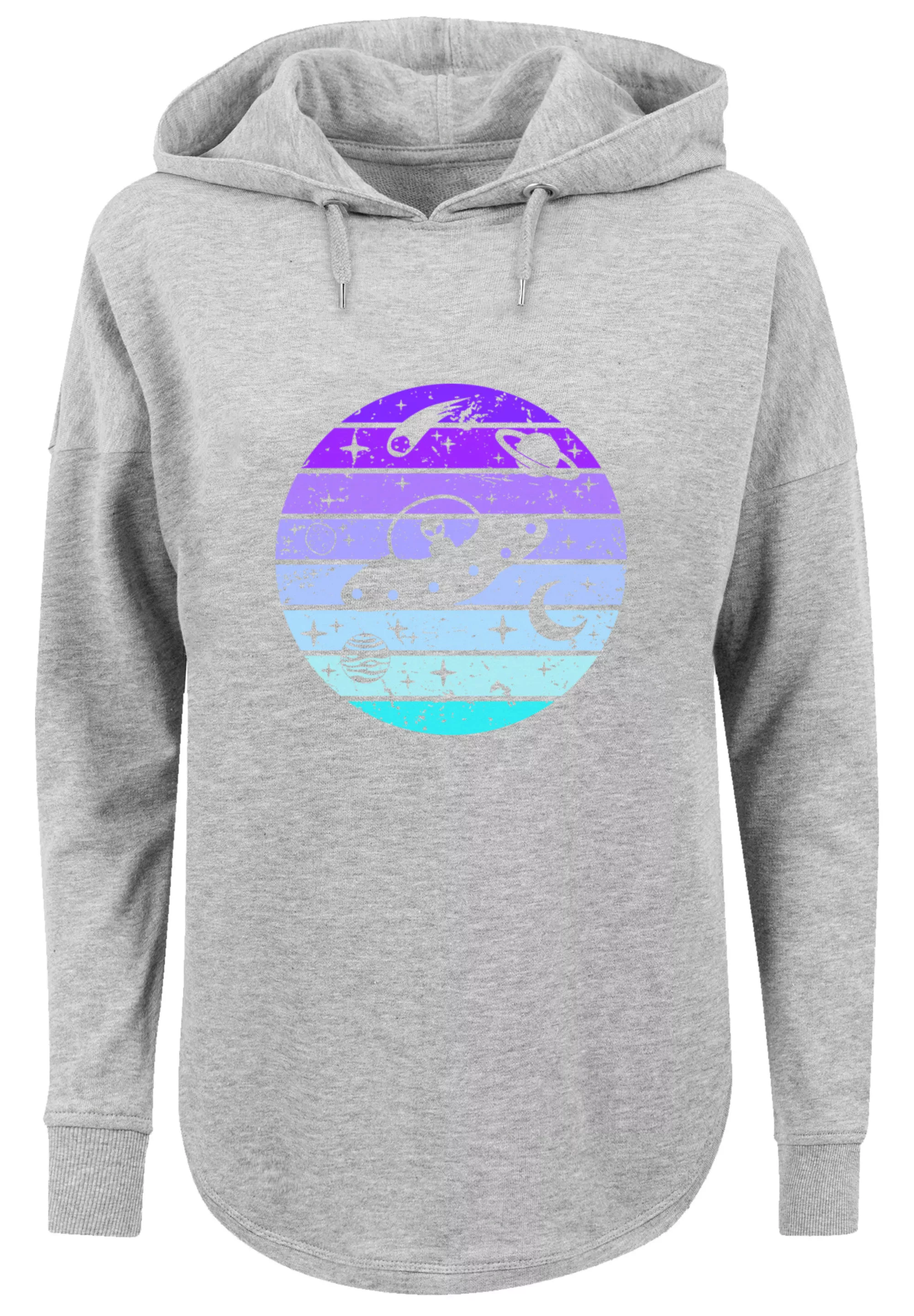 F4NT4STIC Kapuzenpullover "Retro Alien Weltraum Sonnenuntergang", Premium Q günstig online kaufen