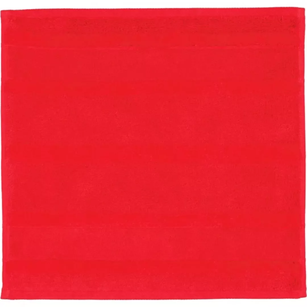 Cawö - Noblesse2 1002 - Farbe: rot - 203 - Seiflappen 30x30 cm günstig online kaufen